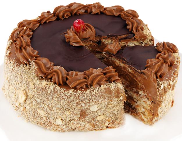 Torta Hoja Manjar con Cobertura de Chocolate (Para 15 Personas)